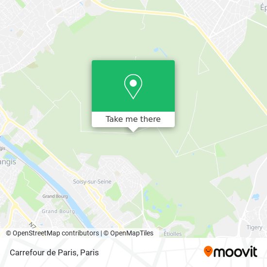 Carrefour de Paris map