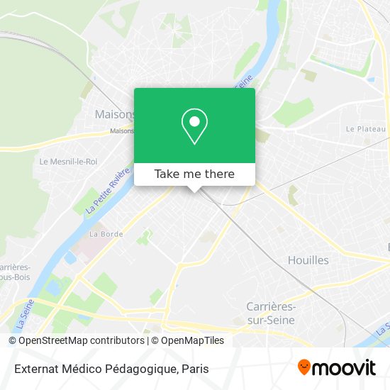 Externat Médico Pédagogique map