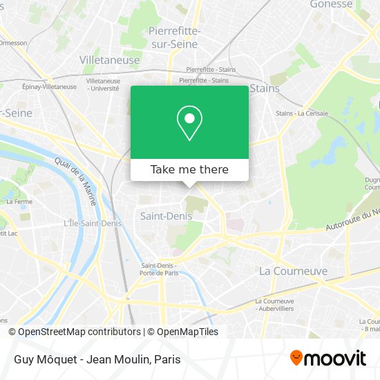 Guy Môquet - Jean Moulin map