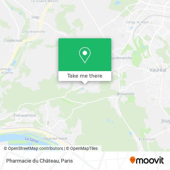 Mapa Pharmacie du Château