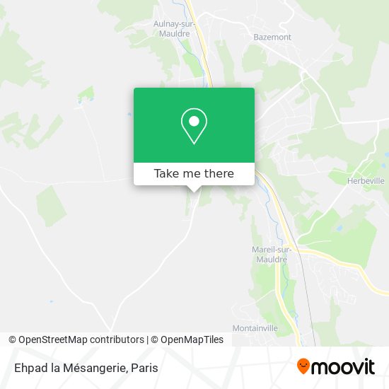 Mapa Ehpad la Mésangerie