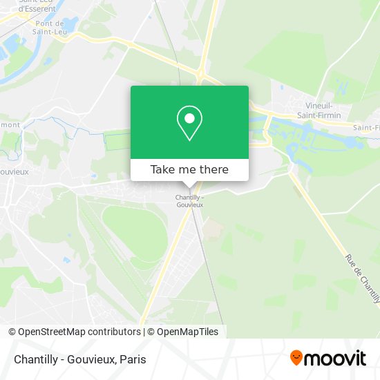 Chantilly - Gouvieux map