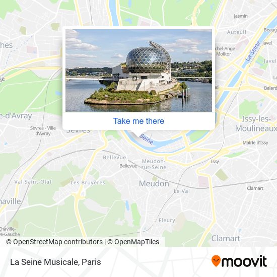 La Seine Musicale map