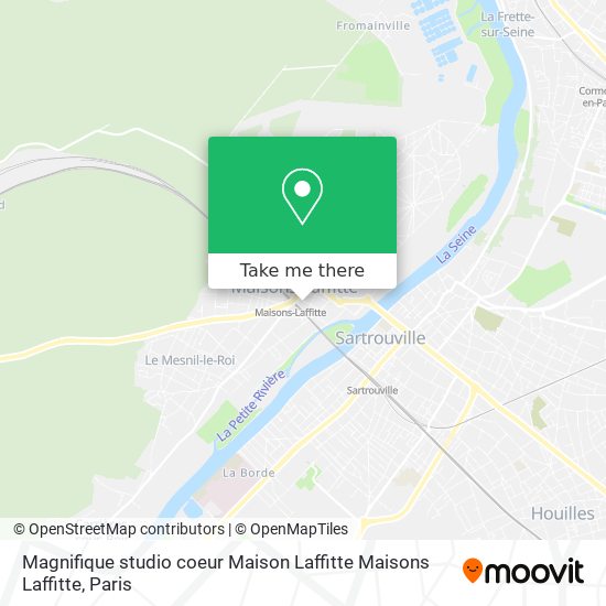 Magnifique studio coeur Maison Laffitte Maisons Laffitte map