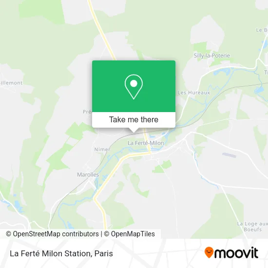 La Ferté Milon Station map