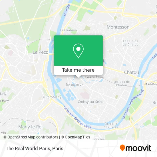 The Real World Paris map