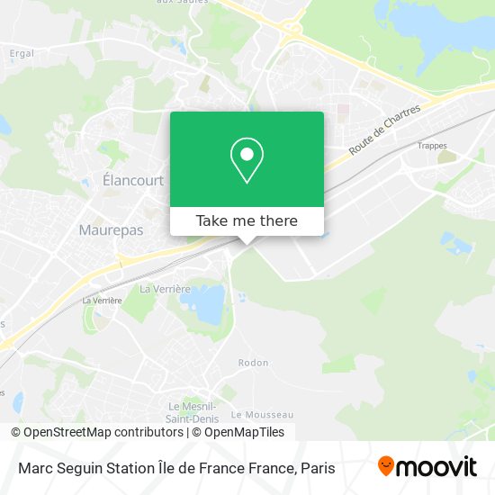 Marc Seguin Station Île de France France map