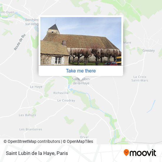 Saint Lubin de la Haye map