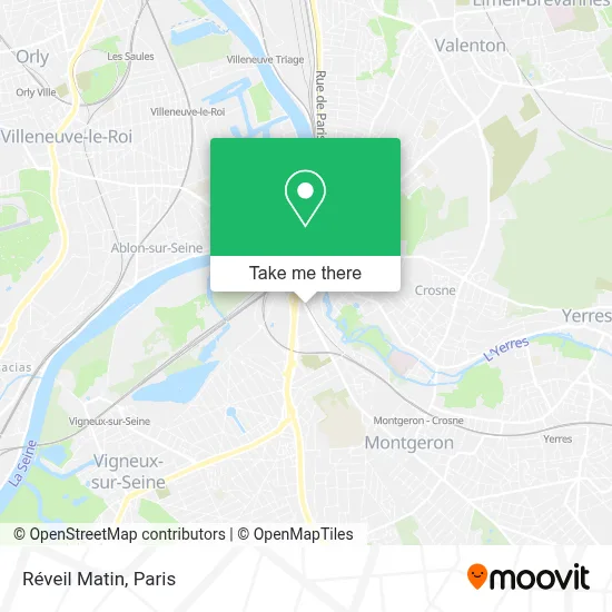 Réveil Matin map