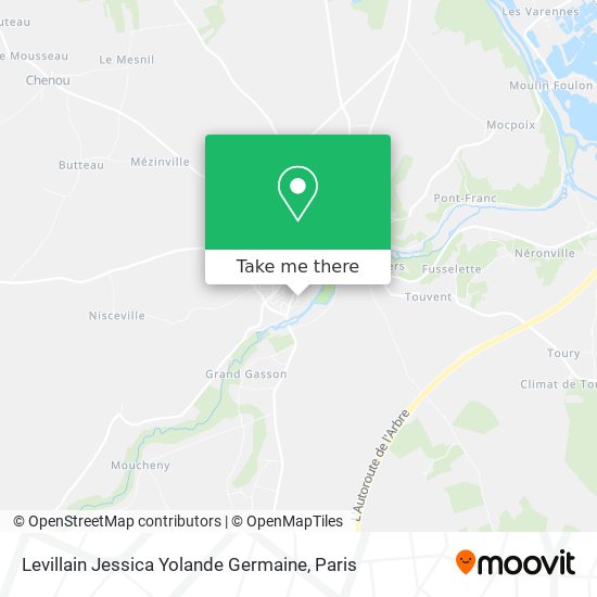Levillain Jessica Yolande Germaine map