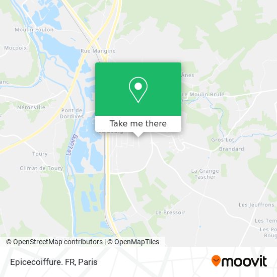 Mapa Epicecoiffure. FR