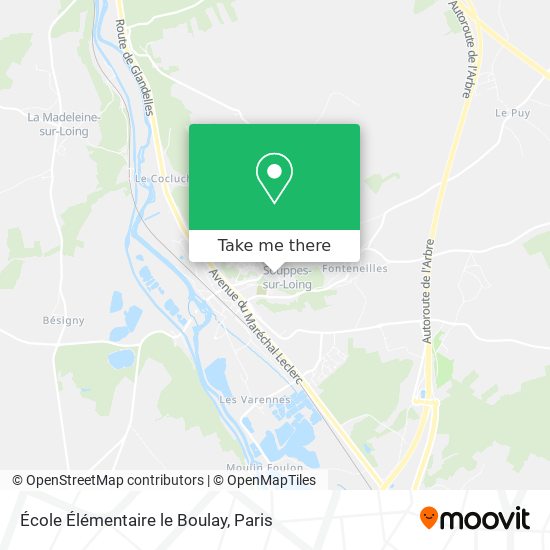 École Élémentaire le Boulay map