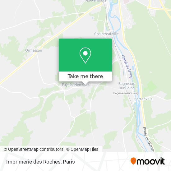 Imprimerie des Roches map