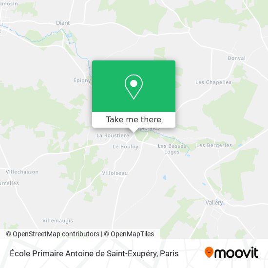 Mapa École Primaire Antoine de Saint-Exupéry