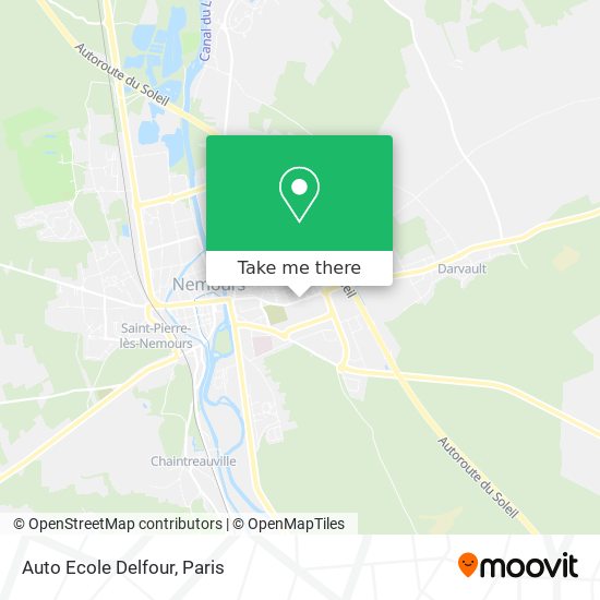 Mapa Auto Ecole Delfour