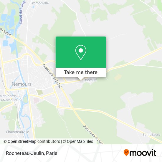 Mapa Rocheteau-Jeulin