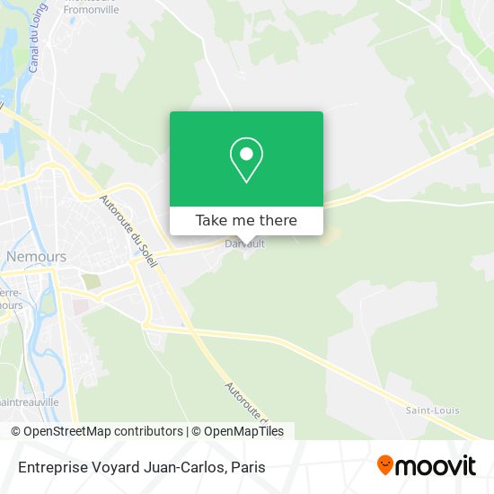Mapa Entreprise Voyard Juan-Carlos