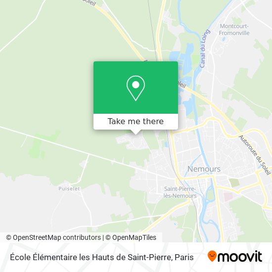 Mapa École Élémentaire les Hauts de Saint-Pierre