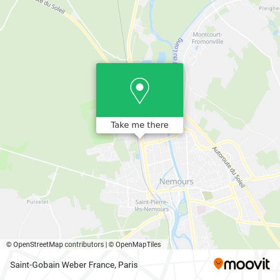 Mapa Saint-Gobain Weber France