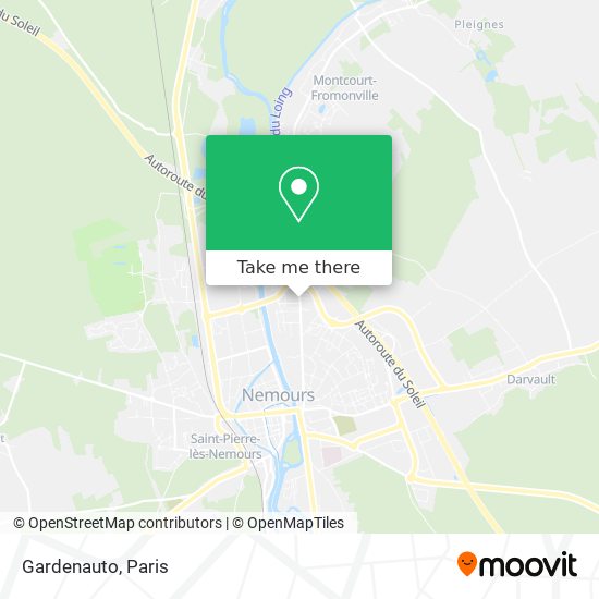 Gardenauto map