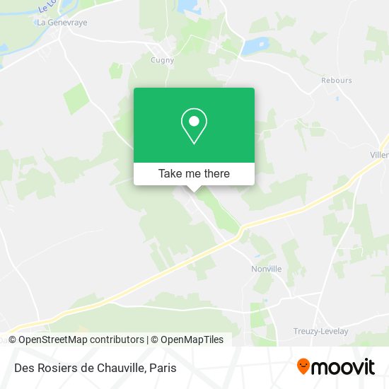 Des Rosiers de Chauville map