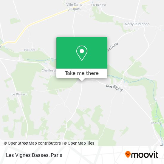 Les Vignes Basses map