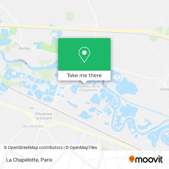 La Chapelotte map