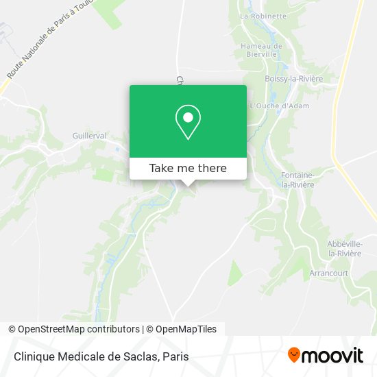 Clinique Medicale de Saclas map