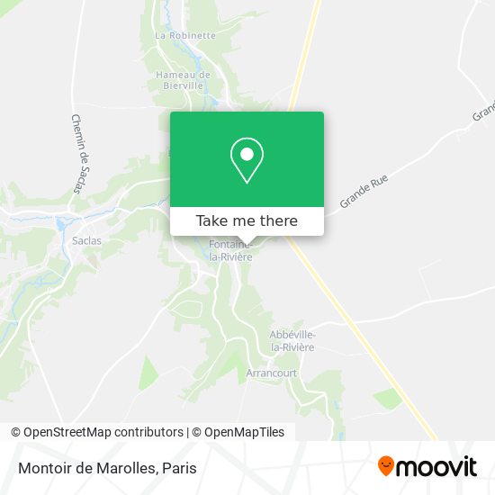 Montoir de Marolles map