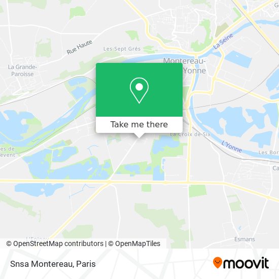 Mapa Snsa Montereau