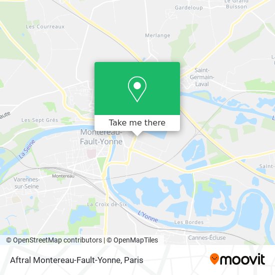Aftral Montereau-Fault-Yonne map