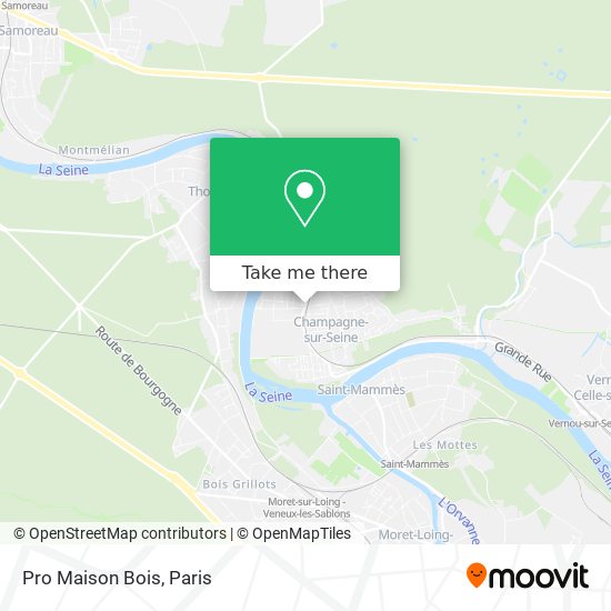 Pro Maison Bois map