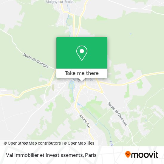 Val Immobilier et Investissements map