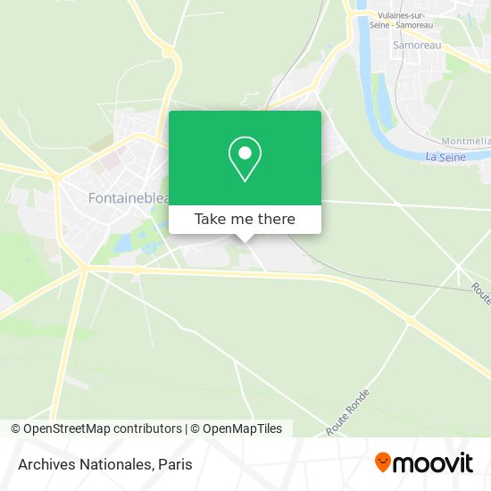 Archives Nationales map