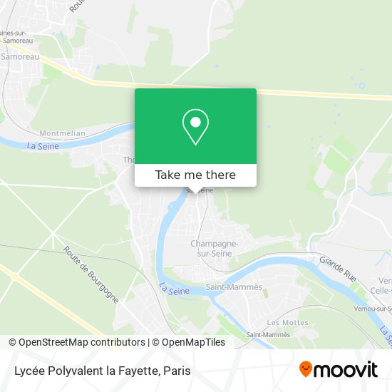 Mapa Lycée Polyvalent la Fayette