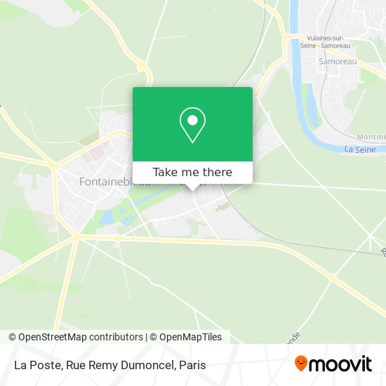 Mapa La Poste, Rue Remy Dumoncel