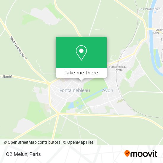 O2 Melun map