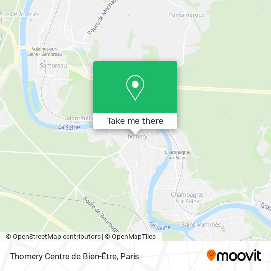 Thomery Centre de Bien-Être map