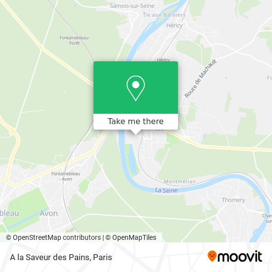 A la Saveur des Pains map