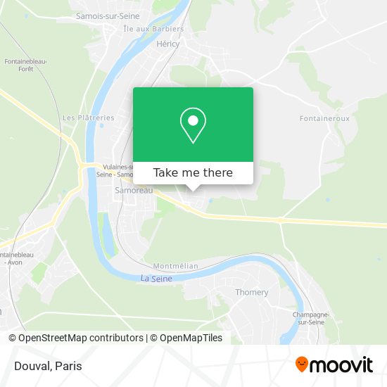 Douval map