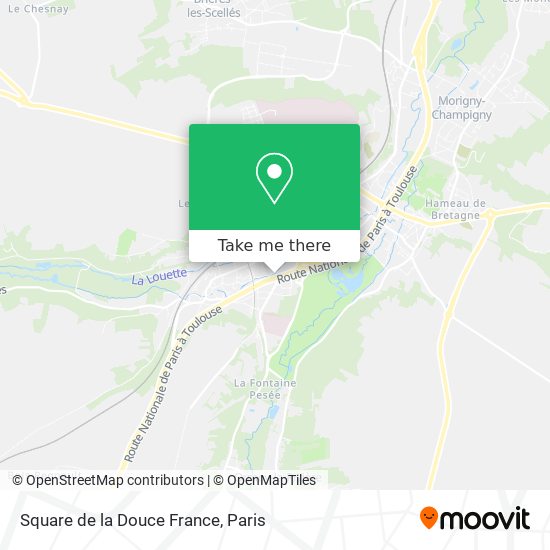 Mapa Square de la Douce France