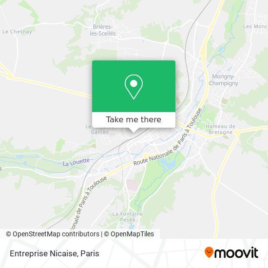 Entreprise Nicaise map