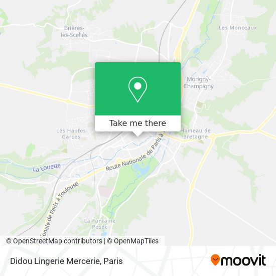 Didou Lingerie Mercerie map