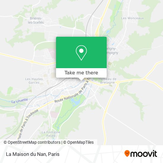 La Maison du Nan map