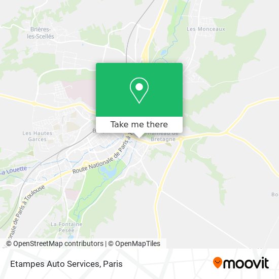 Mapa Etampes Auto Services