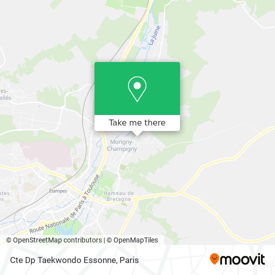 Cte Dp Taekwondo Essonne map