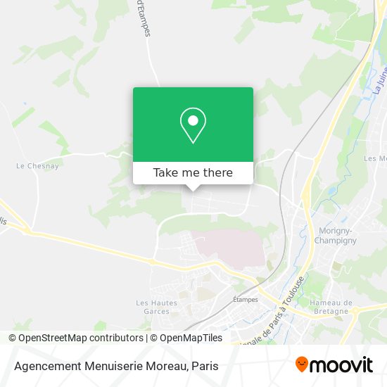 Agencement Menuiserie Moreau map