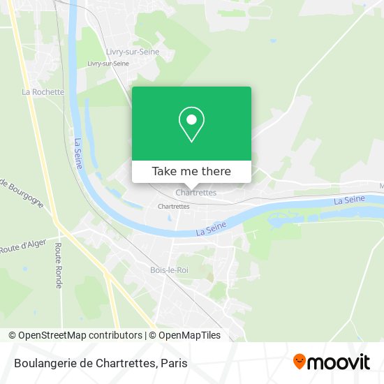 Boulangerie de Chartrettes map