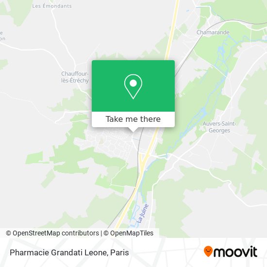 Mapa Pharmacie Grandati Leone