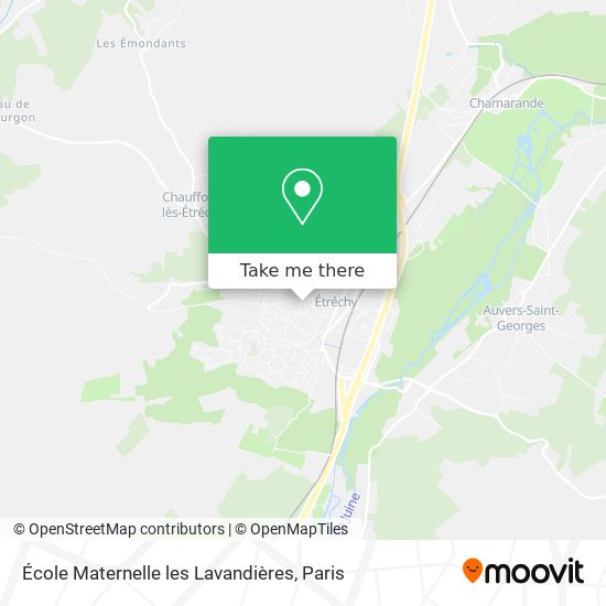 Mapa École Maternelle les Lavandières